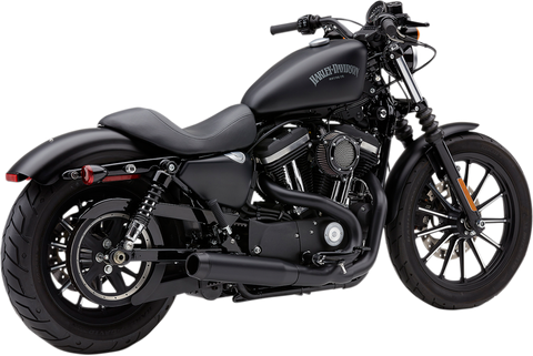 Cobra USA El Diablo 2-into-1 Exhaust for 2007-13 Harley XL Models - Black - 6492B