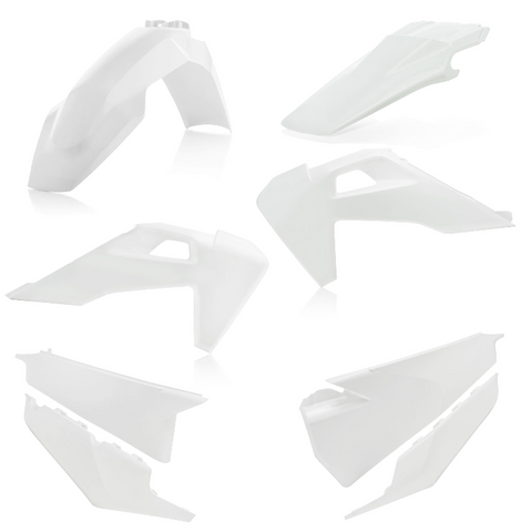 Acerbis Standard Plastic Kit for 2019-21 Husqvarna models - White - 2726566811
