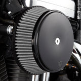 Arlen Ness Stage I Big Sucker Air Filter Kits for 1999-17 Harley Twin Cam - Wrinkle Black - 50-336