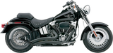 Cobra USA Speedster Short Swept Exhaust for Harley Softail Slim / Fat Boy / Deluxe - 6225B