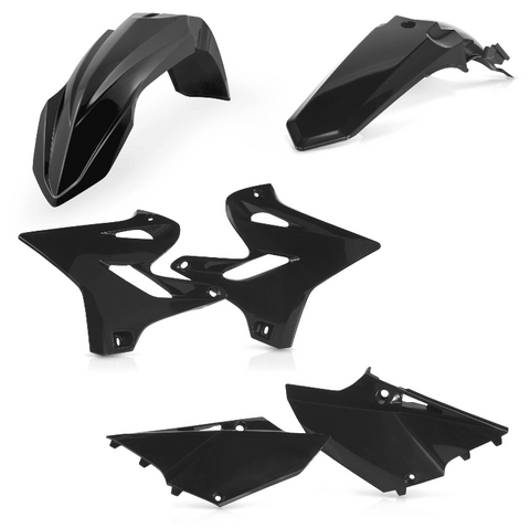 Acerbis Standard Replacment Plastics Kit for 2015-21 Yamaha WR / YZ models - Black - 2402970001