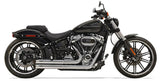 Bassani Pro-Street Exhaust for 2018-22 Harley Softail Breakout/Fat Boy - Chrome - 1S34D