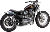 Cobra USA El Diablo 2-into-1 Exhaust for 1986-03 Harley Sportster Models - Chrome - 6471
