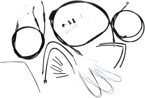 Burly Brand  B30-1075 Cable and Brake Line Kit for 2011-13 Harley FXS models