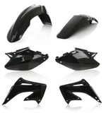 Acerbis Standard Replacment Plastics Kit for 2004-07 Honda CR 125R/250R - Black - 2040950001