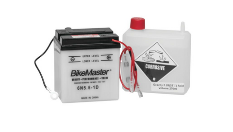 Bike Master Performance Conventional Battery - 6 Volts - 6N5.5-1D
