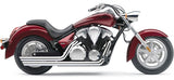 Cobra Speedster Slashdown Exhaust System for Honda VT1300 models - Chrome - 1833