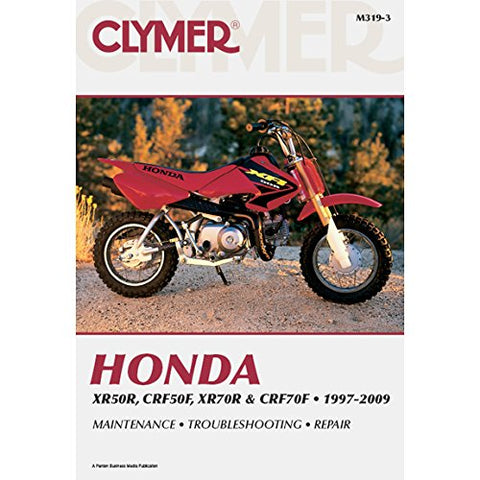 Clymer M3193 Service & Repair Manual for 1997-09 Honda XR50R / CRF50F / XR70R / CRF70F