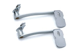Kuryakyn 9670 - Extended Brake Pedal for '14-'18 Touring & Trike Without Lowers - Chrome