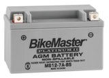 BikeMaster AGM Platinum II Battery - 12 Volt - MS12-7A-BS