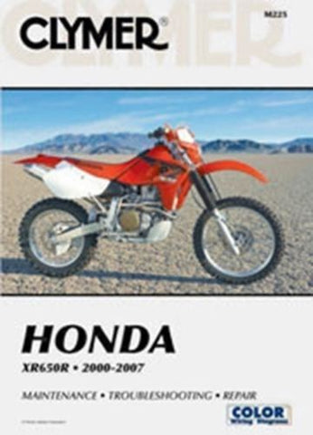 Clymer M225 Service & Repair Manual for 2000-07 Honda XR650R