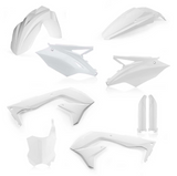 Acerbis Full Replacement Plastics Kit for 2016-17 Kawasaki KXF450 USA - White - 2449570002