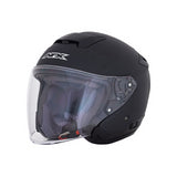 AFX FX-60 Open-Face Helmet with Face Shield - Matte Black - X-Small