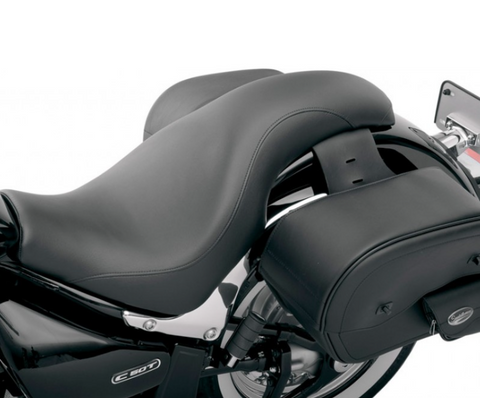 Saddlemen Profiler Low Profile 2-Up Seat for 2005-13 Suzuki VL800 Boulevard C50 - Black/Smooth - S05-06-047
