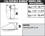 Zero Gravity Double Bubble Windscreen for 2008-11 Honda CBR1000RR - Light Smoke - 16-424-02