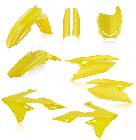 Acerbis Full Plastic Kit for 2018-21 Suzuki RM-Z 250/450 - Yellow - 2686550231