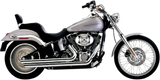 Cobra USA 6851 Speedster Slashdown Exhaust for Harley Fat Boy / Softail / Deluxe
