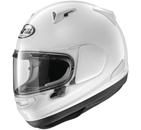 extra large motorcycle helmets white Arai Signet-X Solid Full Face Helmet - Diamond White