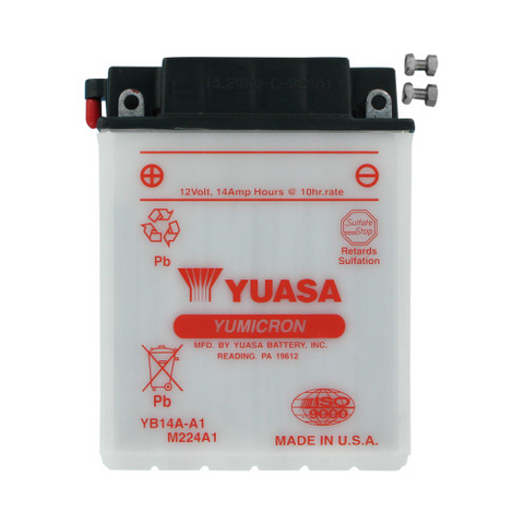 Yuasa Yumicron Battery - YUAM224A1 -  YB14A-A1