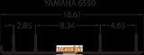Woodys EYV3-6550 Extender Trail III Flat-Top Carbide Runners for Yamaha Models