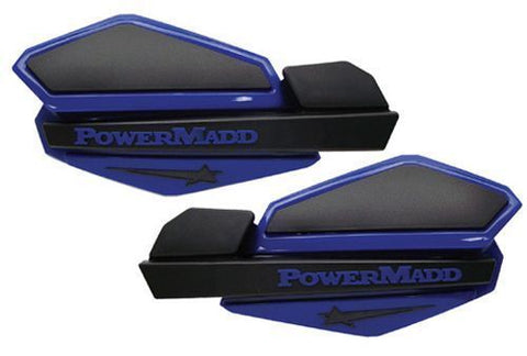PowerMadd Star Series Handguard - Blue/Black - 34204