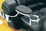Kuryakyn 8991 - Passenger Armrests for 2001-2017 GL1800 Models - Chrome/Black