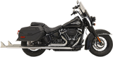 Bassani Fishtail True Dual Exhaust System for 2018-22 Harley Softail Heritage Classic - 39inch/Chrome - 1S96E-39