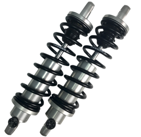 Legends REVO-A Adjustable Coil Suspension for 1999-22 Harley FL models - Clear/12in - 1310-1617