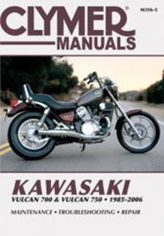 Clymer M356-5 Service & Repair Manual for 1985-06 Kawasaki Vulcan 700 and 750