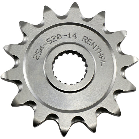 Renthal Grooved Front Sprocket - 520 Chain Pitch x 14 Teeth - 254--520-14GP