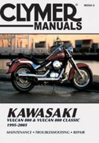 Clymer M354-3 Service & Repair Manual for 1995-05 Kawasaki Vulcan 800