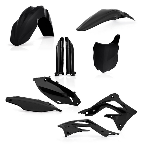 Acerbis Full Replacement Plastics Kit for 2013-15 Kawasaki KX450F - Black - 2314200001