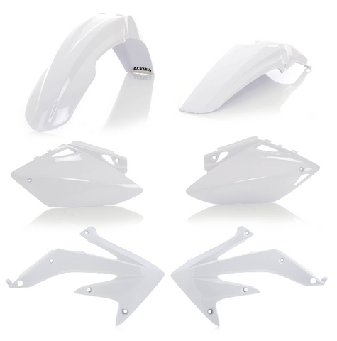 Acerbis Standard Replacment Plastics Kit for 2005-06 Honda CRF450R - White - 2071100002