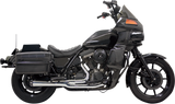 Bassani Road Rage Exhaust for 1984-94 Harley Davidson Models - Chrome - 1FXRF