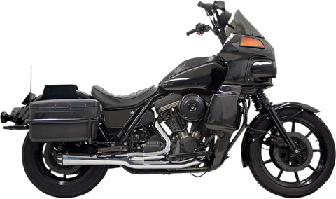 Bassani Road Rage Exhaust for 1984-94 Harley Davidson Models - Chrome - 1FXRF