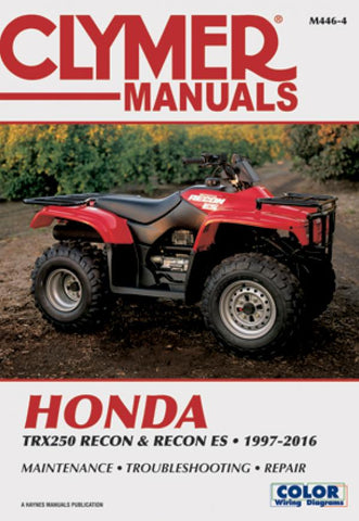 Clymer Service & Repair Manual for 1997-16 Honda TRX250 Recon - M4464