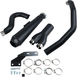 Cobra USA El Diablo 2-into-1 Exhaust for 2012-18 Harley Softail Models - Black - 6483B