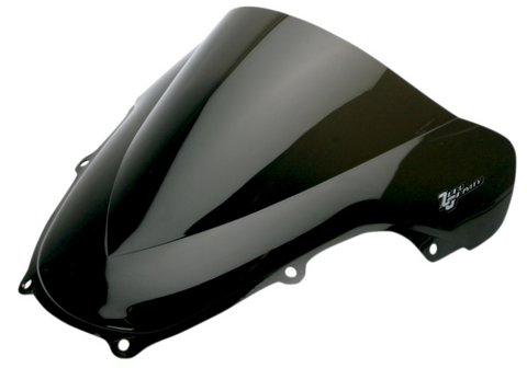 Zero Gravity Double Bubble Windscreen for 2000-03 Suzuki GSX-R600/750/1000 - Dark Smoke - 16-106-19