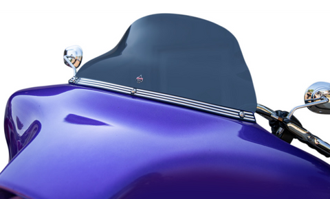 Klock Werks Flare Windshield for 1996-13 Harley FLH models - 10.5 inch - Dark Smoke