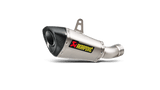 Akrapovic Titanium Slip-On Muffler for Kawasaki ZX1000 Ninja ZX-10R- S-K10SO17-ASZ