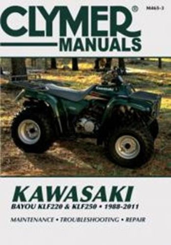 Clymer M465-3 Service & Repair Manual for 1988-11 Kawasaki KLF220 / KLF250
