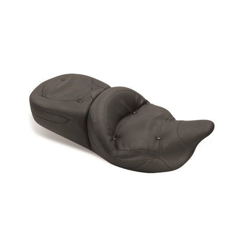 Mustang - 79539 - Regal Super Touring 1-Piece Seat w/ Receiver for Harley FLHT/FLTR/FLHR/FLHX