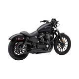 Cobra USA El Diablo 2-into-1 Exhaust for Harley Sportster models -  Black - 6493B