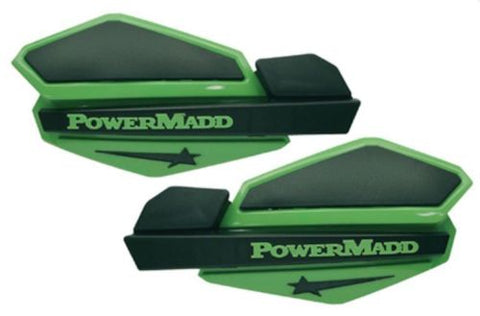 PowerMadd - 34203 - Star Series Handguards - Green/Black