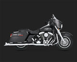 Vance & Hines 16799 Dresser Dual Header Pipes for '95-08 Harley-Davidson Touring- Chrome