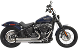 Bassani Pro-Street Exhaust for 2018-22 Harley Softail Fat/Street Bob - Chrome - 1S35D
