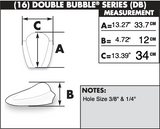 Zero Gravity Double Bubble Windscreen for 2008-10 Suzuki GSX-R600/750 - Dark Smoke - 16-112-19