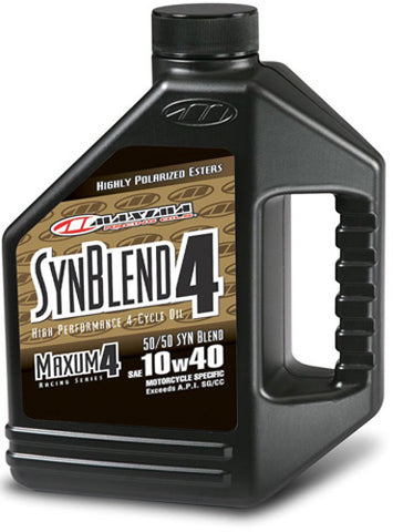 Maxima Racing Oils SynBlend4 Engine Oil - 10W-40 - 1 Gallon Jug - 349128B