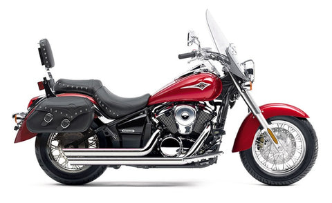 Cobra USA Hot Rod Speedster Exhaust for 2006-19 Kawasaki VN900 Vulcan - Chrome - 4818