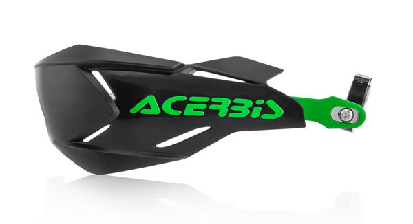 Acerbis X-Factory Hand Guards - Black/Green - 2634661043 – SVS